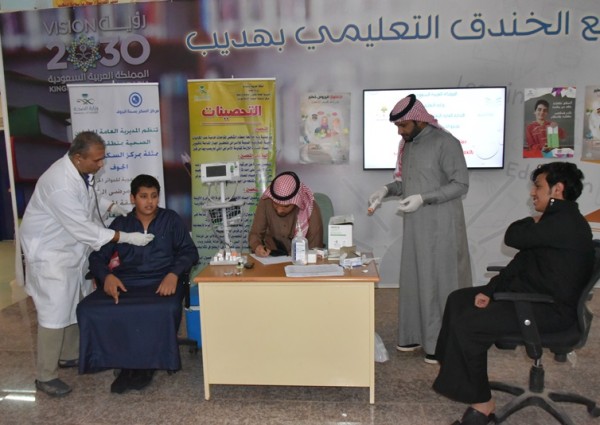 صحي هديب ينفذ الحملة الوطنية لمكافحة الأنفلونزا