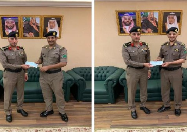 تكريم رجلي أمن بمكة لضبطهما متهماً بحالة دهـس لأحد الأشخاص