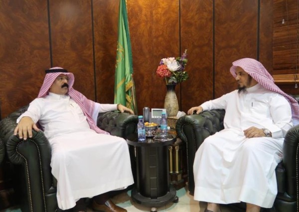 مدير هيئة الجوف يستقبل مدير مكافحة المخدرات بالمنطقة