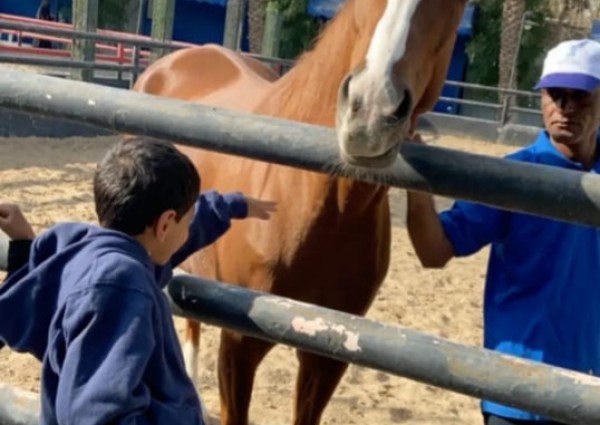 أبناء حضانة الدمام في ضيافة مربط القناص