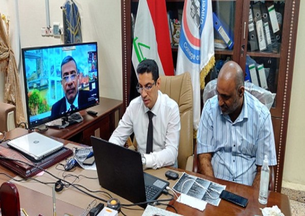 إختتام جلسات المؤتمر العلمي الإفتراضي الدولي الأول تحت عنوان ( تأثيرات فايروس كورونا على النظام الصحي والتعليمي )