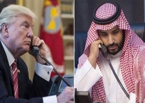 ولي العهد يتلقى اتصالاً هاتفياً من الرئيس الأمريكي اطمأن خلاله على صحة خادم الحرمين