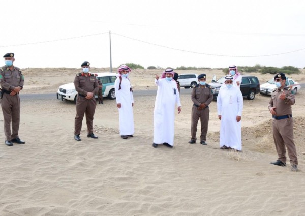 محافظ الدرب يتفقد قرى المحافظة المتضررة من السيول والأمطار