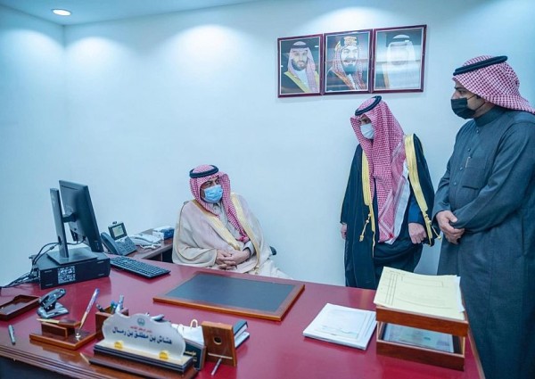 وكيل إمارة منطقة حائل يفتتح مقر مركز القاعد ويدشن نظام التعاملات الإلكترونية