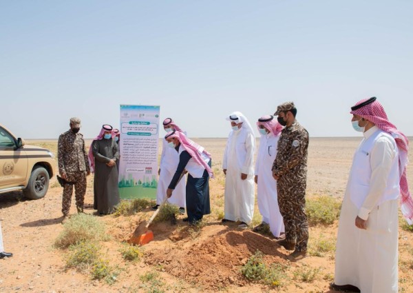 القوات الخاصة للأمن البيئي ومحمية الملك سلمان الملكية تطلقان حملة تشجير للمحمية