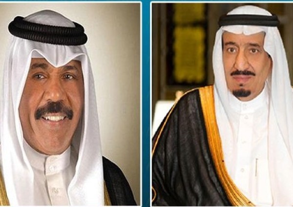 خادم الحرمين يتلقى اتصالاً هاتفياً من أمير الكويت