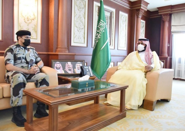 سمو نائب أمير منطقة جازان يستقبل قائد قوة الطوارئ الخاصة  المعين بالمنطقة ..