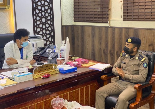 الدفاع المدني بمحافظة صامطة يقوم بجولة تفقدية لمستشفى صامطة العام