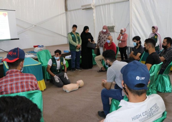 مركز الملك سلمان للاغاثة بالأردن يدشن فعاليات اليوم الأول من الحملة التطوعية الخامسة