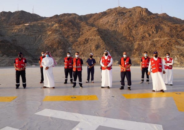 د. العويسى يتفقد جاهزية المراكز الاسعافية ومهابط الطيران بالمشاعر المقدسة