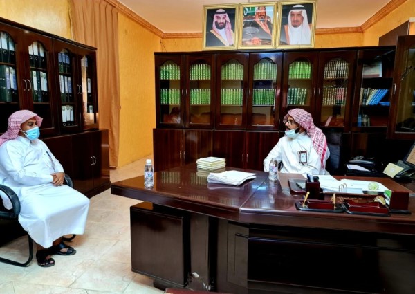 مدير عام فرع هيئة الأمر بالمعروف بمنطقة الباحة يتفقد هيئة محافظة قلوة