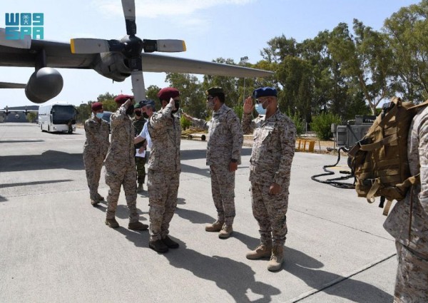 وصول مجموعة القوات البرية الملكية السعودية المشاركة في مناورات التمرين الرباعي للعمليات الخاصة بجمهورية اليونان