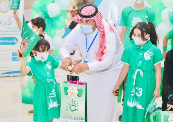 الجمعية الخيرية لرعاية الأيتام بتبوك تقيم عدداً من الفعاليات الترفيهية للأيتام  بمناسبة اليوم الوطني