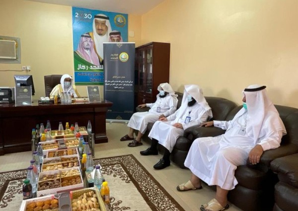 مدير عام فرع هيئة الأمر بالمعروف بالحدود الشمالية يقوم بجولة على هيئة محافظة العويقيلة ويتفقد مبنى الهيئة