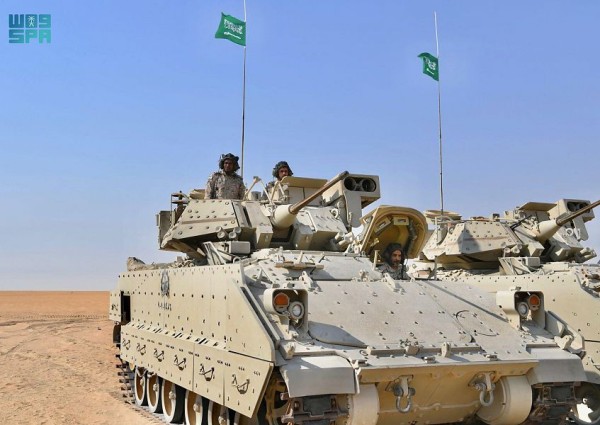 انطلاق مناورات تمرين (رماية الخليج 2021) في دولة الكويت بمشاركة القوات البرية الملكية السعودية