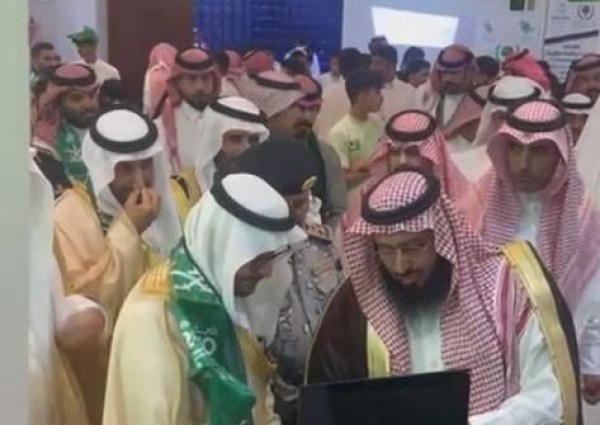 فرع الرئاسة العامة لهيئة الأمر بالمعروف والنهي عن المنكر بمنطقة الجوف يشارك في فعاليات اليوم الوطني ٩٢
