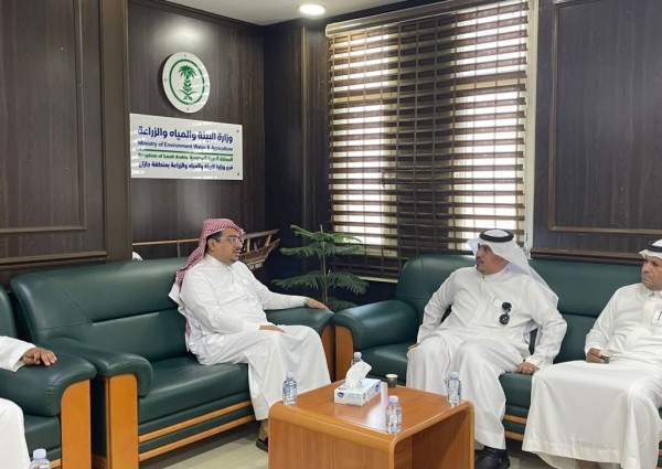 مدير عام فرع وزارة البيئة بجازان يستقبل نائب رئيس مجلس إدارة غرفة جازان