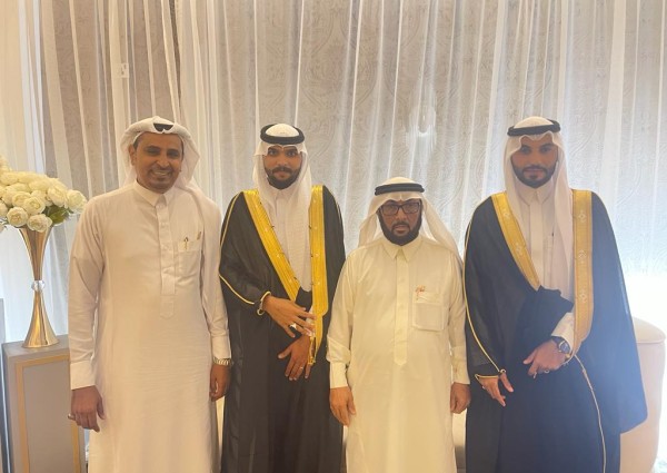 زواج الشابين أحمد وأنور رفاعي من ابنتي طيران وعذيق