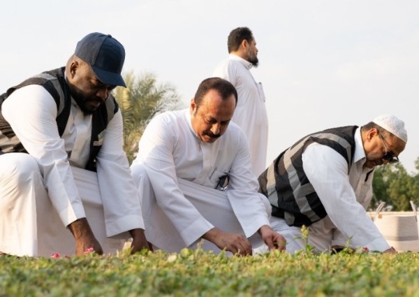 40 متطوع يشاركون أمانة العاصمة المقدسة في مبادرة التشجير