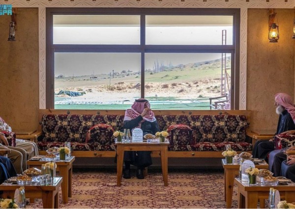 سمو أمير القصيم يزور محمية المسند شرق مدينة بريدة