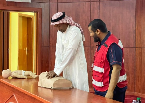 مركز التنمية الاجتماعية بجازان يعقد ورشة الاسعافات الأولية