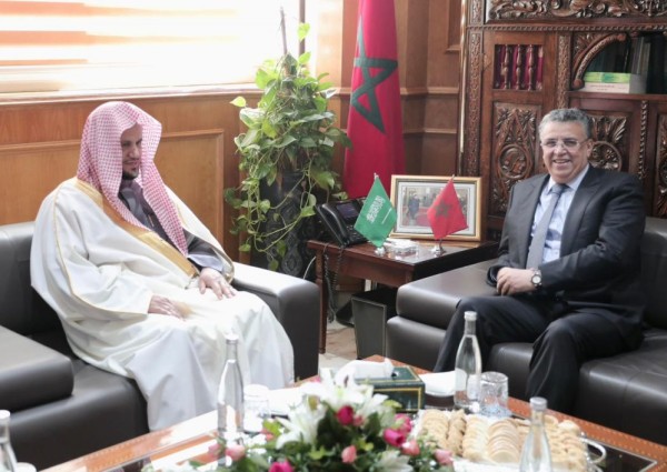 النائب العام يلتقي وزير العدل المغربي وأعضاء المجلس الأعلى للقضاء