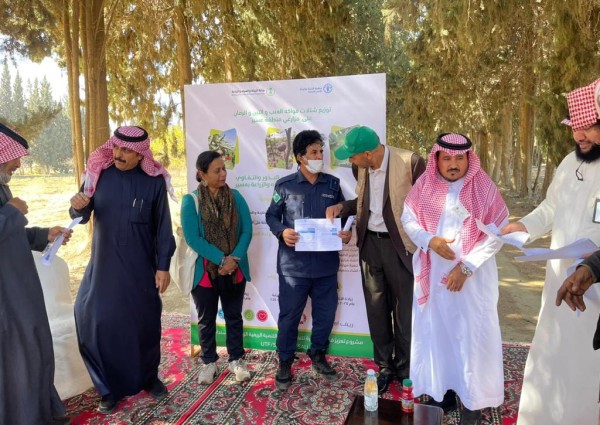 بالتعاون مع منظمة الفاو .. زراعة عسير تقيم ورشة وتوزع شتلات