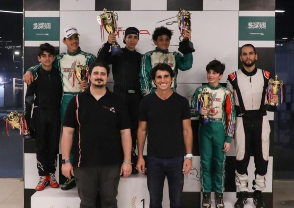 انتهاء منافسات  الجولة الثالث من بطولة آيامي السعودية للكارتينغ