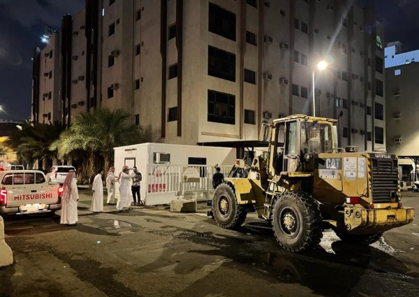 بلدية العتيبية بمكة المكرمة تزيل تعديات على ممتلكات عامة