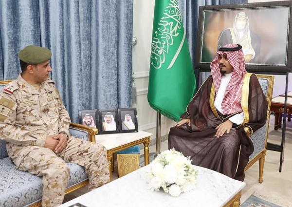 سمو نائب أمير منطقة نجران يستقبل قائد قوة المنطقة