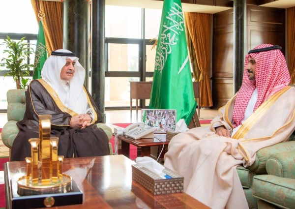 سمو أمير تبوك يستقبل مدير فرع الهيئة العامة للنقل بالمنطقة
