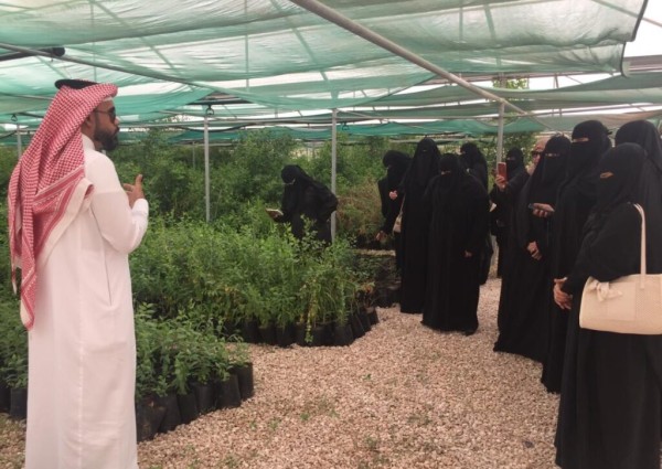 مؤسسة الري تفيد مُنتسبات دار التربية الإجتماعية للبنات بالأحساء بأنواع الأشجار والتدريب عملياً على زراعة البعض منها