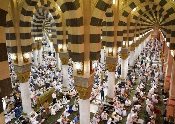 وصول أكثر من ٥٥٧ ألف حاج إلى المدينة المنورة
