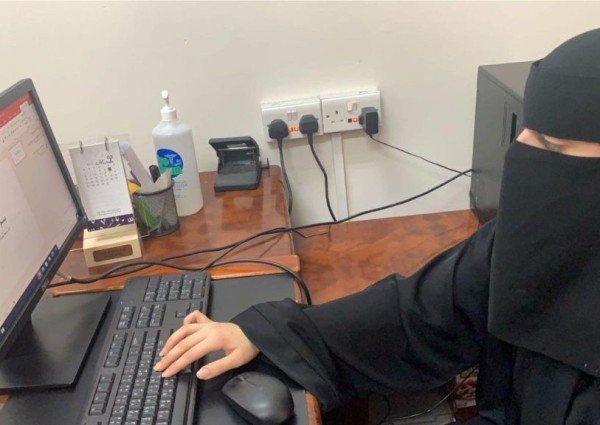 الحماية بالاحساء تدرب المستضافين لديها على برنامج البور بوينت