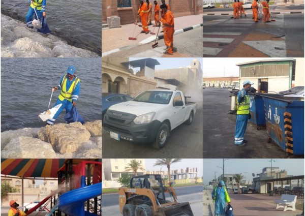 بلدية القطيف تزيل أكثر من 16 ألف طن نفايات وأكثر من 11 ألف م3 أنقاض ومخلفات خلال شهر بالقطيف