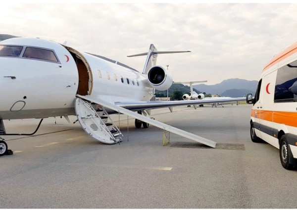 نقل ثلاثات حالات عبر الاخلاء الجوي من دبي الى المملكة