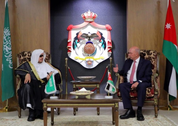 رئيس مجلس الشورى يلتقي بدولة رئيس مجلس الأعيان الأردني لبحث أوجه العلاقات السعودية الأردنية