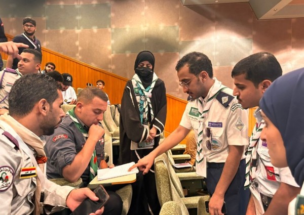 جمعية الكشافة تواصل مًشاركتها في الملتقى الشبابي الدولي للتحول الرقمي