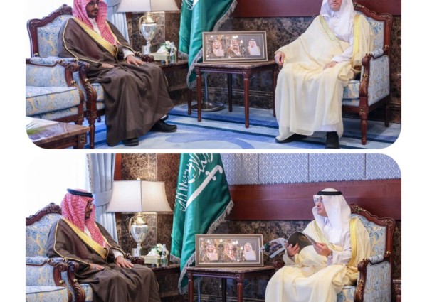 سمو محافظ الأحساء يستقبل مدير الإدارة العامة للمجاهدين بالمحافظة