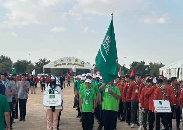 كشافة تعليم الطآئف يشاركون ضمن الوفد الكشفي السعودي في المخيم الكشفي  بدولة الإمارات