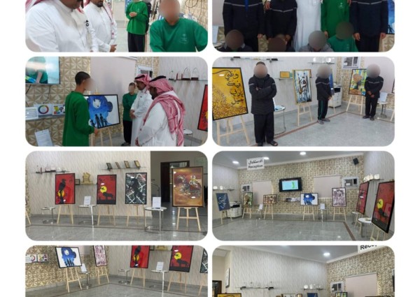 معرض فني تشكيلي لأحداث ملاحظة الدمام