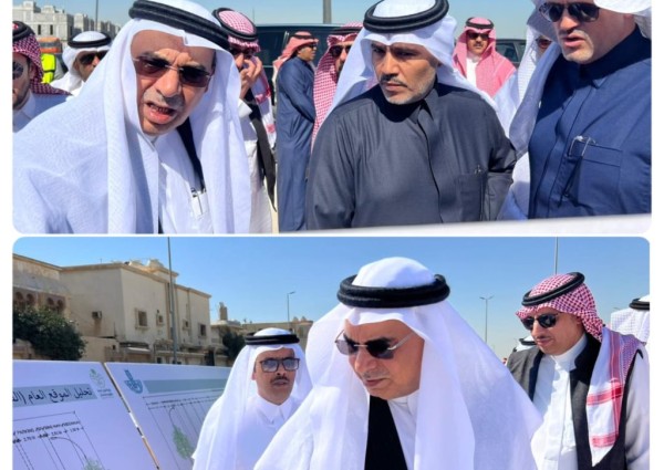 أمين الشرقية يطلع على سير الأعمال في عدد من المشاريع التنموية بالقطيف