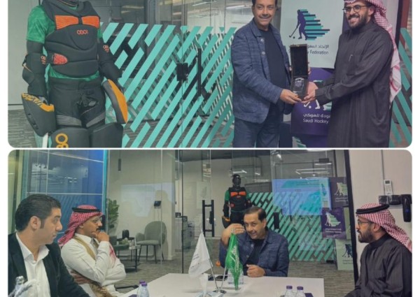 رئيس الإتحاد السعودي للهوكي يستقبل رئيس الإتحاد الدولي للهوكي