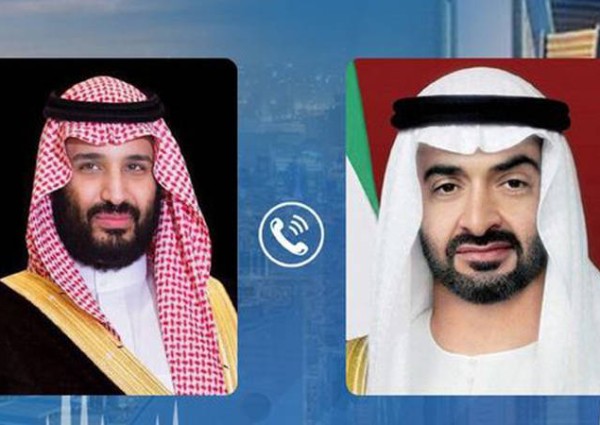 سمو ولي العهد يتلقى اتصالاً هاتفيًا من رئيس دولة الإمارات العربية المتحدة
