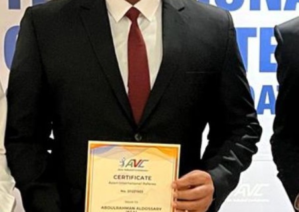 اختيار الدوسري في بطولة العالم للكرة الطائرة