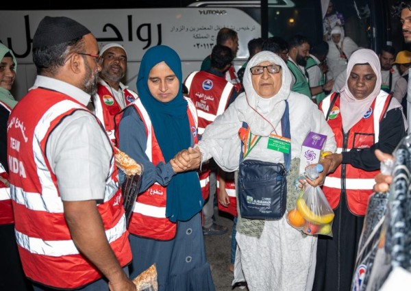 وصول الفوج الأول من حجاج دولة الهند