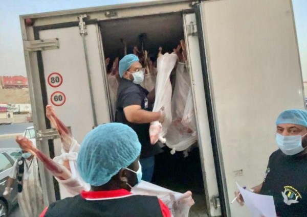 سواعد الحي بمركز المسفلة يوزع 250 أضحية