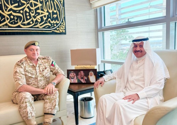 سفير خادم الحرمين بالأردن يستقبل مدير الخدمات الطبية الملكية الدكتور يوسف زريقات