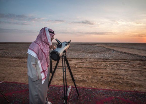 نادي الفضاء والفلك بالشمالية ينظّم فعالية بعنوان “ترائي هلال شعبان” بعرعر