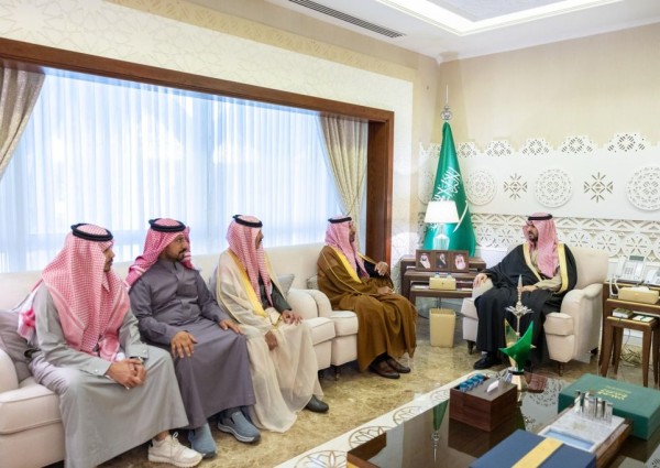 سمو نائب أمير الشرقية يستقبل الفائز بجائزة (شلفا ) ولي العهد